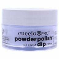 cuccio colour powder nail polish in peppermint pastel blue: achieve a flawless, durable mani-pedi with highly pigmented, finely milled lacquer - 0.5 oz логотип