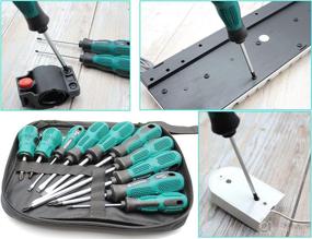 img 1 attached to 🔧 10pcs Magnetic Tip Screwdriver Set – A Reliable Solution for Your Screwdriving Needs!