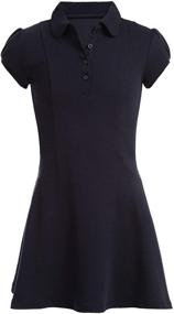 img 3 attached to Nautica School Uniform High Low X Large Girls' Clothing ~ Tops, Tees & Blouses