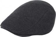 men's flat cap gatsby newsboy ivy irish hat for driving, hunting & more - wetoo логотип