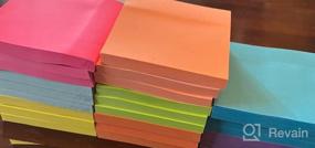 img 8 attached to 24 Pack 3X3 Inches Sticky Notes, Bright Colors Self-Stick Pads With Super Sticking Power, Easy To Post For Home Office Notebook - 84 Sheets/Pad