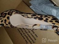 img 1 attached to Women'S Peep Toe Leopard Pumps - High Heels Stilettos With Ankle Strap For Party Dress Shoes review by Benny Suazo