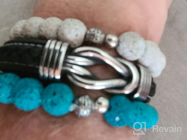 img 1 attached to 🤩 ZiMOJiE Stainless Wristband: Elevate Your Style with Personality Bracelets for Boys review by Mark Bishop