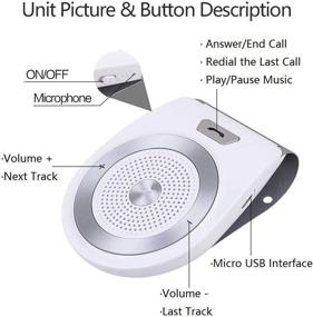 img 1 attached to Bluetooth Speakerphones TIANSHILI Wireless HandsFree