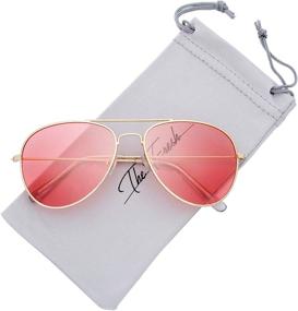 img 2 attached to 🕶️ Optimized Classic Aviator Sunglasses with Polarized Lenses