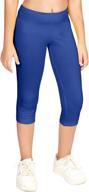 caomp leggings organic cotton spandex girls' clothing : leggings logo