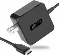 эффективное зарядное устройство usb c мощностью 65 вт для ноутбуков dell xps, xiaomi air, thinkbook, t470, t570 и др. логотип