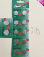 🔋 long-lasting 10-pack lr44 alkaline button cell battery - ideal for lr44, cr44, sr44, and more! логотип