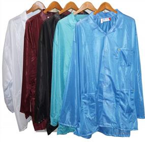 img 1 attached to StaticTek 9010: Certified Level 3 ESD Lab Coat For Anti-Static Workplaces - 2X-Large Size
