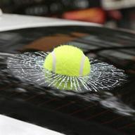 ygmoner 3d simulation tennis golf baseball break glass car window sticker (tennis) логотип