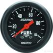 auto meter 2612 mechanical pressure logo