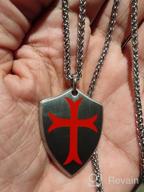 img 1 attached to 🏰 Stylish Knights Templar Cross Joshua Boys' Jewelry by HZMAN: A Class Apart! review by Bill Lacy