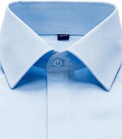img 3 attached to J VER French Shirts Regular Cufflink Men's Clothing at Shirts