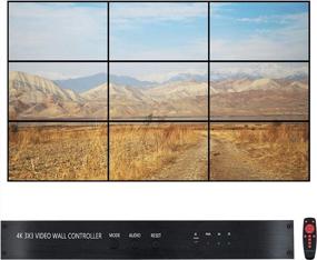 img 3 attached to Mcbazel 4K HDMI 3X3 Video Wall Controller: 9 Channels, 90 Degree Display 1080P/60Hz With 1 Input & 9 Outputs - 13 Display Modes