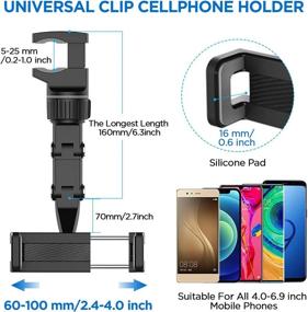 img 1 attached to Rearview Multifunctional Smartphone Universal Compatible