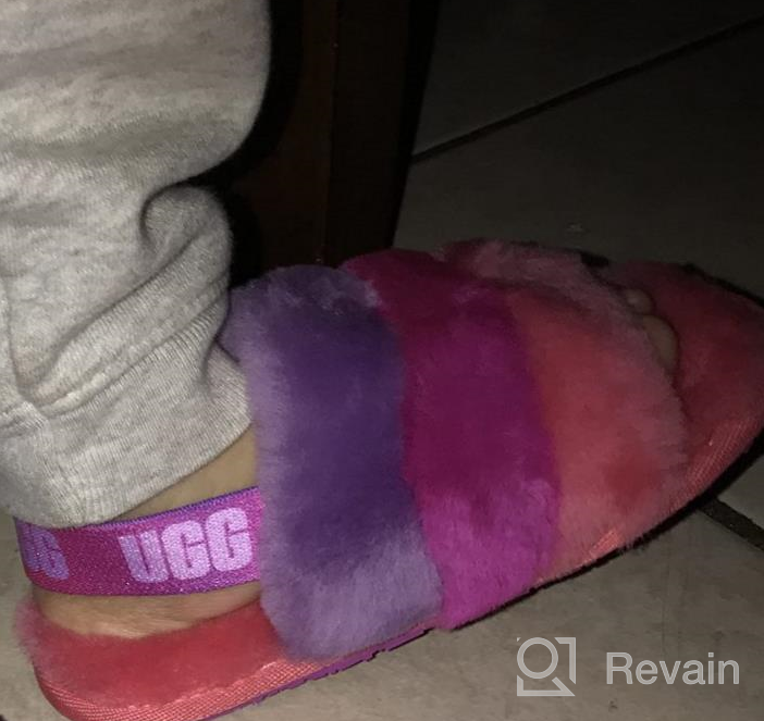 img 1 attached to UGG Girls Fluff Slide Sandal review by Isaiah Edgar