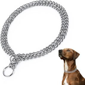 img 4 attached to JIPIMON Collar Adjustable Stainless Training