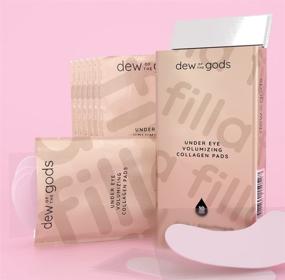 img 1 attached to 👁️ Dew of the Gods Filla Collagen Under Eye Pads: Ultimate Solution for Youthful Eyes (10 sets)