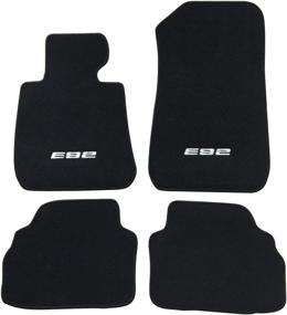 img 4 attached to 2007-2013 BMW E92 Logo 3-Series Floor Mat Set - Front & Rear Nylon Carpets by IKON MOTORSPORTS - Factory Fit & Enhanced Carpet liner - Fits 2008-2012 Models