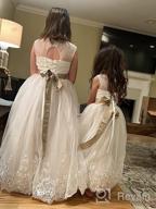 img 1 attached to Girls' Clothing: Flower Dress Wedding Pageant Gowns for Dresses review by Jamie Eddington