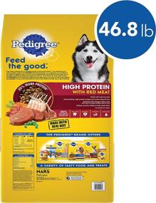 img 3 attached to 🐶 Premium High Protein Adult Dry Dog Food by Pedigree