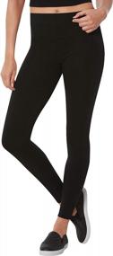img 4 attached to Essential Cotton Leggings For Women By Peds - Perfect For Everyday Wear