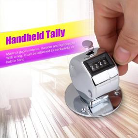 img 2 attached to 4 Digit Mechanical Palm Counter Handheld Number Clicker Tally Counter For Sports Games Golf - Bnineteenteam Hand Tally Counters