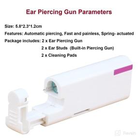 img 3 attached to 💉 Easy & Hygienic Ear Piercing Gun Kit – Disposable Personal Care Solution
