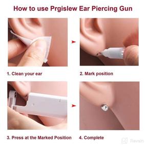 img 1 attached to 💉 Easy & Hygienic Ear Piercing Gun Kit – Disposable Personal Care Solution