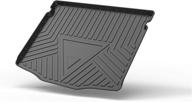 🚗 aiqiying cargo liners: heavy duty rubber trunk floor mat for 2020-2021 ford escape - waterproof rear cargo tray protector logo