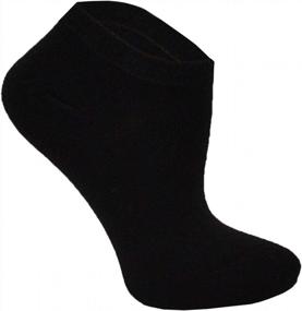 img 2 attached to Men'S 24-Pair Thin Low Cut Ankle Socks Bulk Pack, Breathable Lightweight Comfort