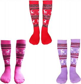 img 4 attached to Keep Your Kids' Feet Warm And Comfy With Kalakids Ski Socks - Perfect For Snowboarding And Winter Sports (1 Pack / 3 Pack, Sizes XS/S For Boys And Girls Aged 4-13)