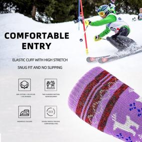 img 3 attached to Keep Your Kids' Feet Warm And Comfy With Kalakids Ski Socks - Perfect For Snowboarding And Winter Sports (1 Pack / 3 Pack, Sizes XS/S For Boys And Girls Aged 4-13)