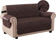 protect your loveseat in style with h.versailtex velvet couch cover - non-slip, washable, and perfect for pet owners - fits sofa width up to 54 inches! logo