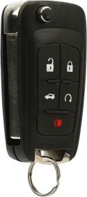 img 2 attached to Key Fob for Buick Allure Encore Lacrosse Regal Verano, Chevy Camaro Cruze Equinox Impala Malibu Sonic, GMC Terrain - Keyless Entry Remote Flip (2010-2017)