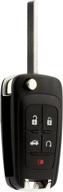 key fob for buick allure encore lacrosse regal verano, chevy camaro cruze equinox impala malibu sonic, gmc terrain - keyless entry remote flip (2010-2017) логотип