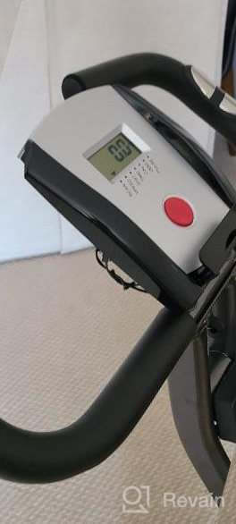 img 1 attached to Get Fit At Home With ADVENOR Magnetic Folding Exercise Bike With LCD Monitor And Comfortable Upright Seat Cushion review by Gent Dobson