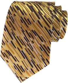 img 2 attached to 👔 Stylish Brown Neckties for Fitness Dating: Fashionable Men's Accessories at Ties, Cummerbunds & Pocket Squares