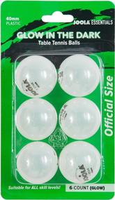 img 3 attached to JOOLA Essentials 40Mm Plastic Glow In The Dark Table Tennis Balls - 6 Pack Multiuse Ping Pong Balls - Serves As Great Cat Toys - Party Pong Games - Washable - Recreational Indoor Or Outdoor Compatible