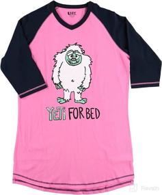 img 2 attached to 🐻 Yeti for Bed Matching Family Pajama Sets: Ideal for Adults, Kids, and Infants – Lazy One