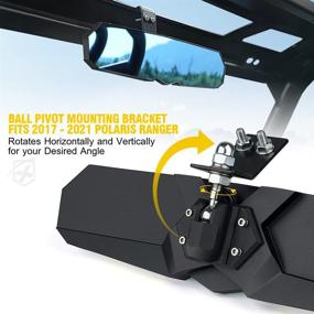img 1 attached to Xprite Rearview Interior Aluminum Compatible