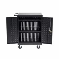 efficiently charge & secure devices with pearington's 32-device mobile storage cart logo
