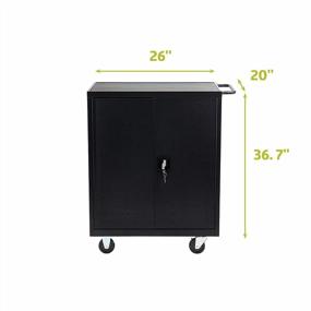 img 2 attached to Efficiently Charge & Secure Devices With Pearington'S 32-Device Mobile Storage Cart