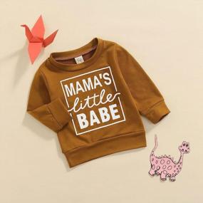 img 3 attached to 👶 Cute Unisex Baby Boy Girl Clothes: Comfy Sweatshirt Long Sleeve Shirt Sweater for Fall and Winter