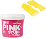 🧽 the pink stuff miracle cleaning paste with bonus yellow rubber gloves: all-purpose cleaner 500g logo