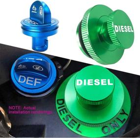 img 3 attached to Optimized Aluminum Diesel Fuel Cap for Dodge: Easy-to-Hold, Hidden Magnetism, Compatible with 2013-2018 Dodge Ram Truck 1500 2500 3500