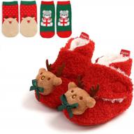 ohwawadi unisex infant baby slippers booties | warm baby socks shoes for newborns | crib shoes for baby footwear | prewalkers логотип