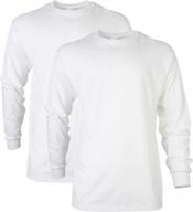 gildan men's ultra cotton long sleeve t-shirt multipack: style g2400 for comfortable and durable wear логотип