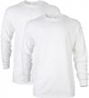 gildan men's ultra cotton long sleeve t-shirt multipack: style g2400 for comfortable and durable wear logo
