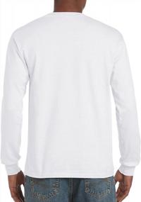img 2 attached to Gildan Men'S Ultra Cotton Long Sleeve T-Shirt Multipack: Style G2400 For Comfortable And Durable Wear